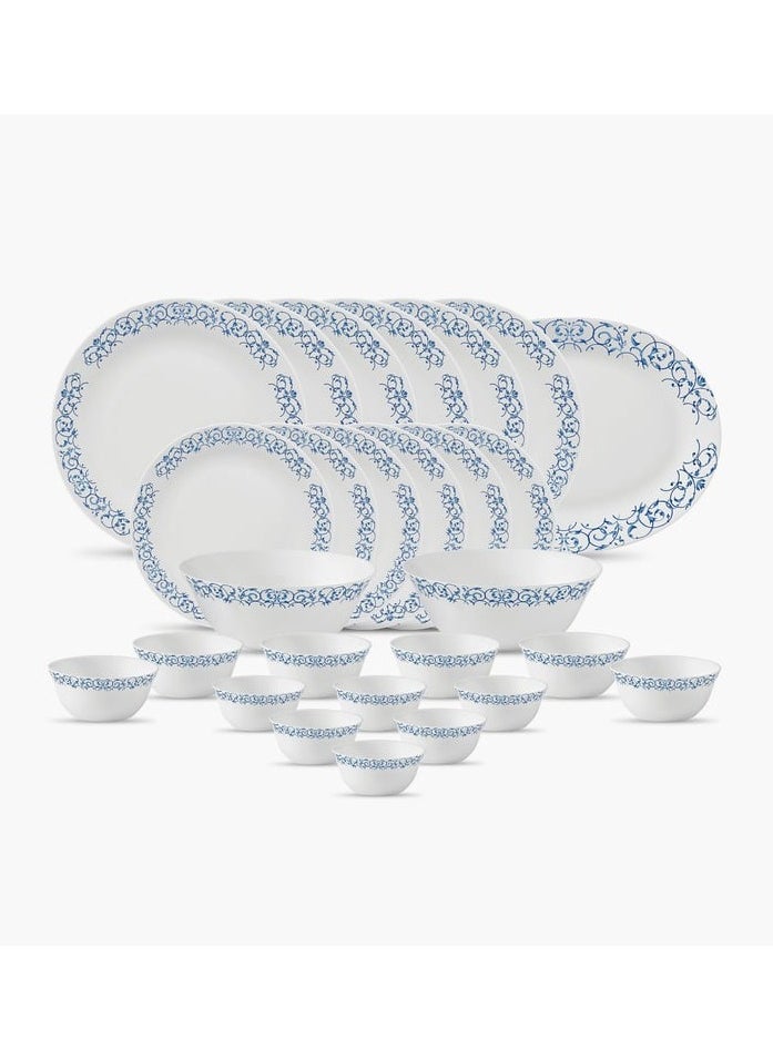 La Opala LaOpala Dinnerware Set 44 Pcs, Royal Arch: Elevate Your Dining Experience Dinnerware Set | Microwave Safe & Dishwasher Serving Set| Serving Utensils For Family Meals  - Image 1
