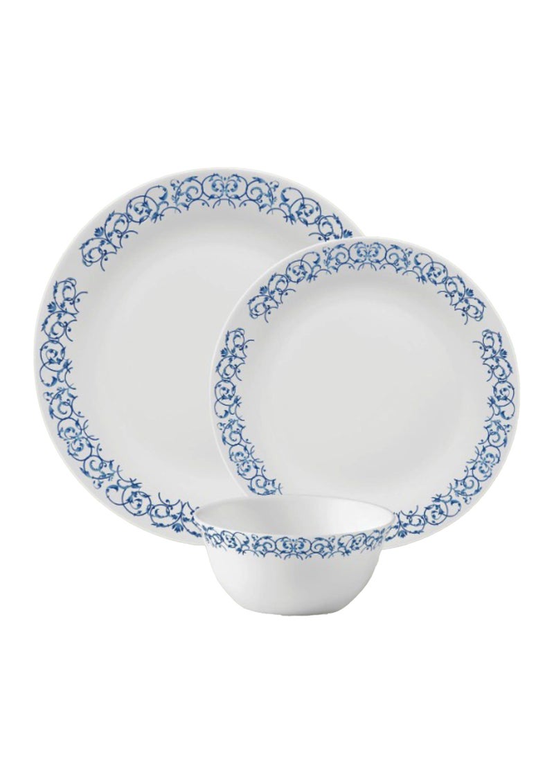 La Opala LaOpala Dinnerware Set 44 Pcs, Royal Arch: Elevate Your Dining Experience Dinnerware Set | Microwave Safe & Dishwasher Serving Set| Serving Utensils For Family Meals  - Image 3