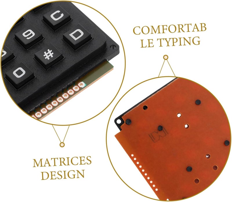 Key Membrane Keypad Module for Microcontroller Industrial Keyboard Array Tactile and Responsive Design for Efficient Input Industrial Environments - Image 2