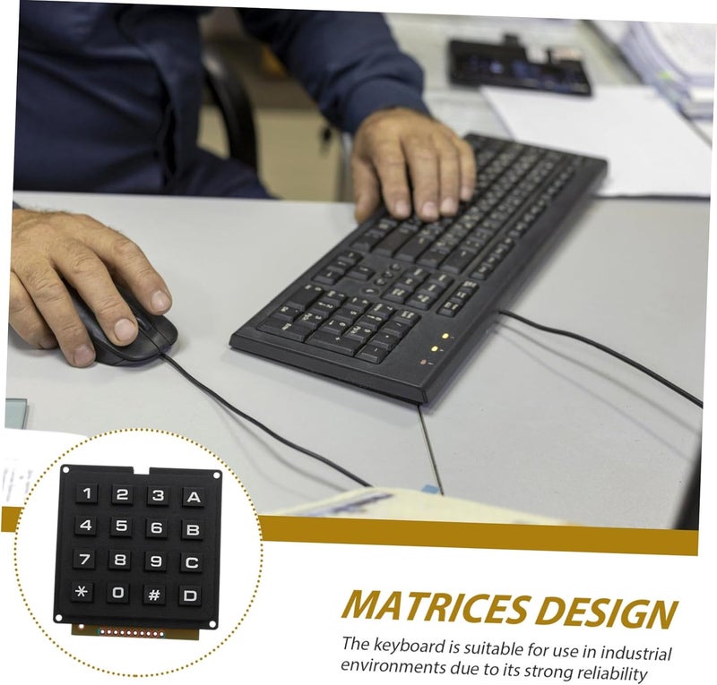 Key Membrane Keypad Module for Microcontroller Industrial Keyboard Array Tactile and Responsive Design for Efficient Input Industrial Environments - Image 3