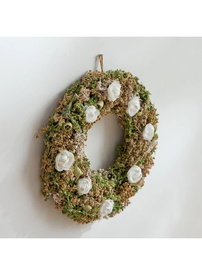 Home Box Caven Rose Hanging Wreath 20 x 20 x 35 cm