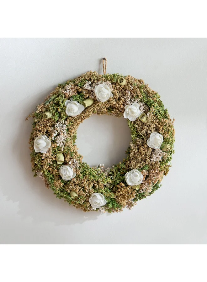 Home Box Caven Rose Hanging Wreath 20 x 20 x 35 cm