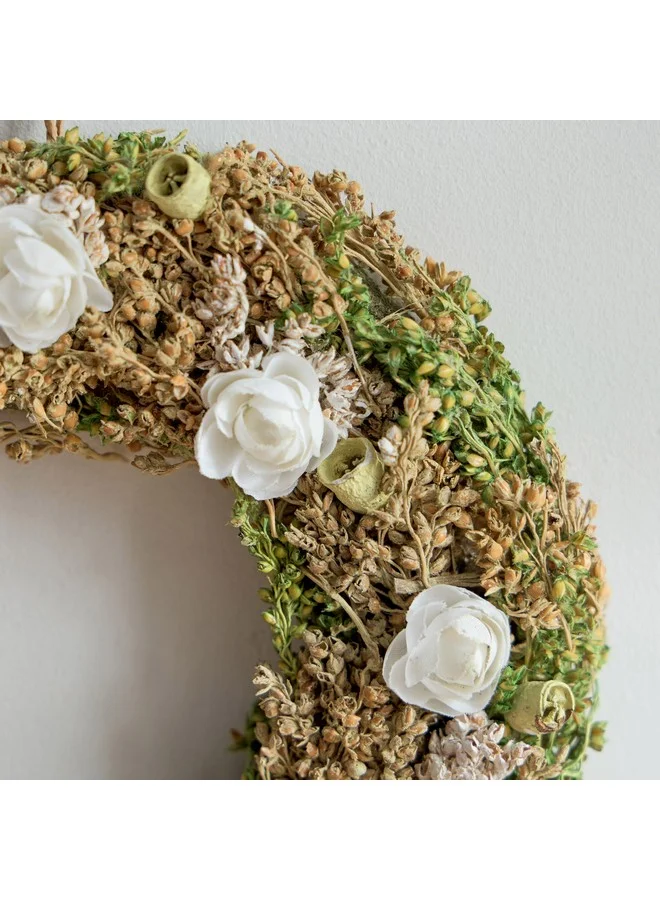 Home Box Caven Rose Hanging Wreath 20 x 20 x 35 cm