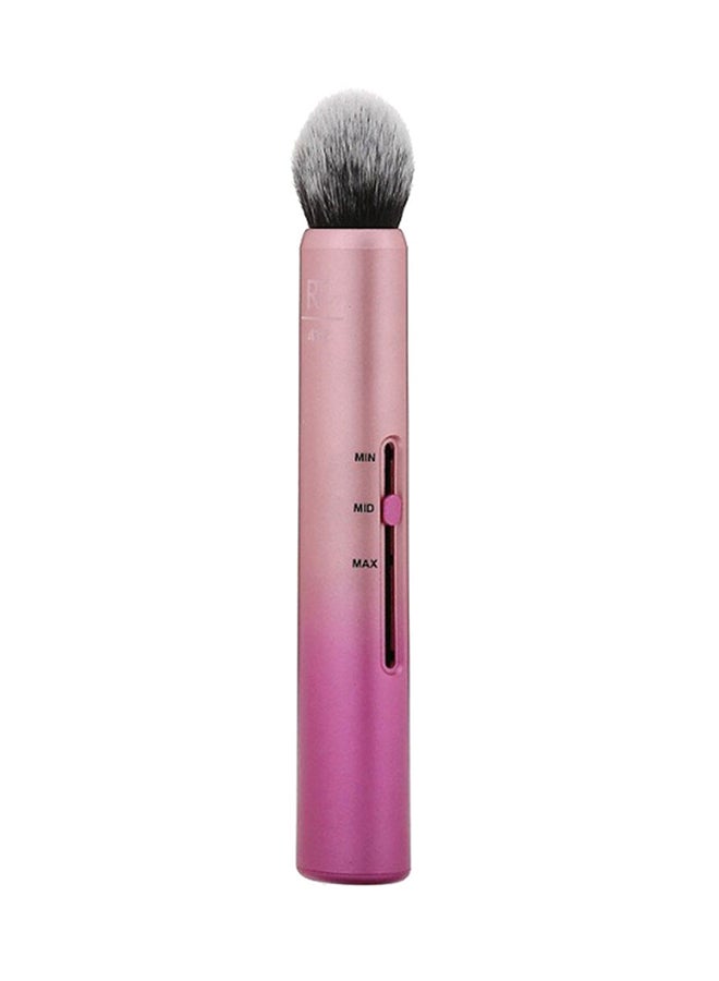 REAL TECHNIQUES 3-In-1 Custom Cheek Brush Black/Pink/White - Image 2