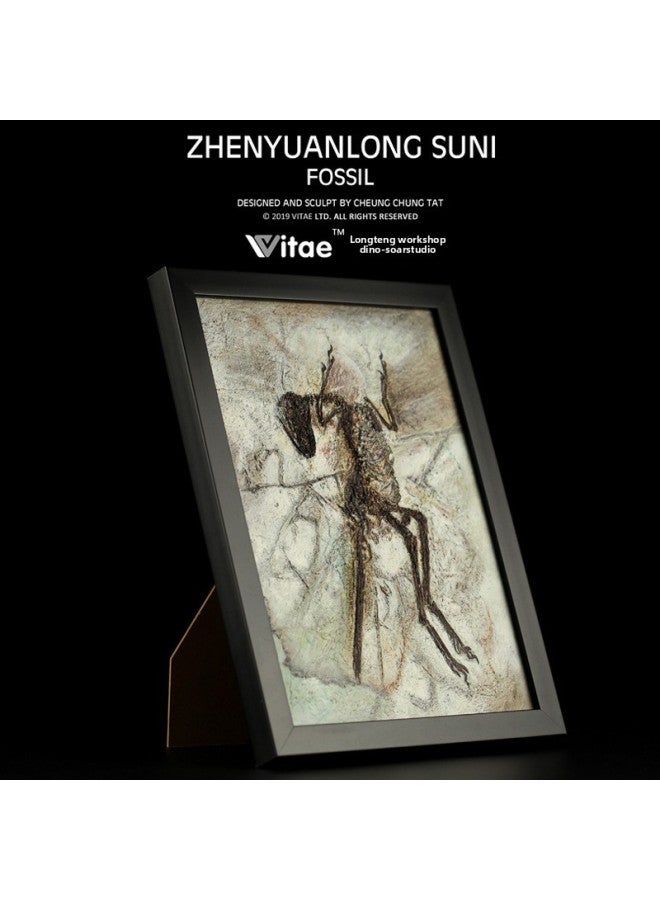 Vitae Is Its Jurassic Dinosaur Tyrannosaurus Rex Bone Fossil Board Set Table Photo Frame Home Decorations-Color:Chinese Dragon Bird  - Image 5