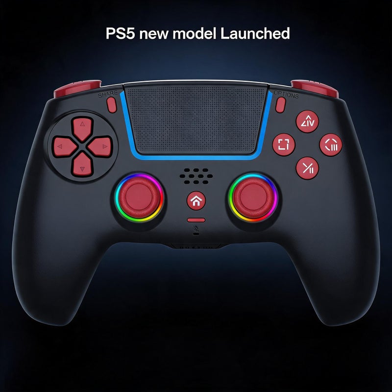PS5 Wireless Game Controller with RGB Light, Dual Vibration and Hall Trigger - Image 1
