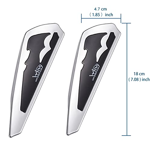 AuMoHall 1 Pair Car Windscreen Wiper Stand Windshield Wiper Wing Blade Spoiler Pressure Tablets, Black - Image 2