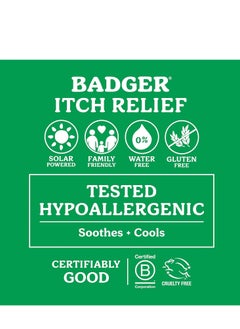 Badger Badger Mosquito Bite Itch Relief, Organic Afterbite Insect Bite Treatment, Anti Itch Cream, Bug Bite Relief, Easy to Carry Travel Stick, 0.6 oz (2 Pack)  - Image 2