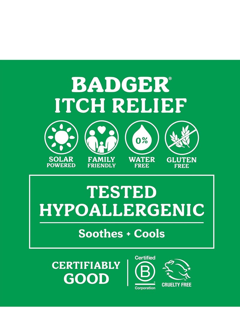 Badger Badger Mosquito Bite Itch Relief, Organic Afterbite Insect Bite Treatment, Anti Itch Cream, Bug Bite Relief, Easy to Carry Travel Stick, 0.6 oz (2 Pack)  - Image 2