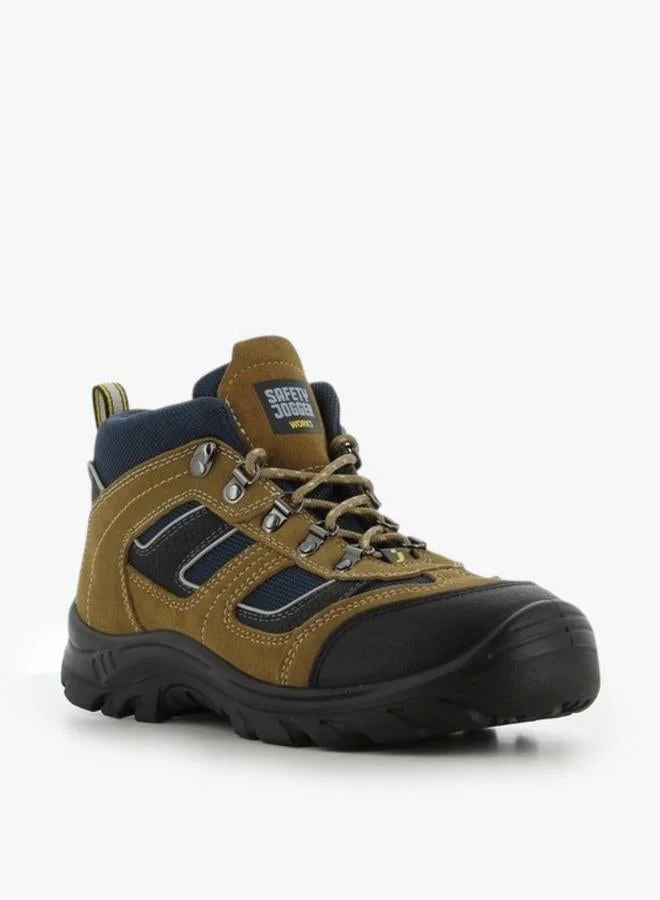 اس جي Men High Safety Lace-Up Boots