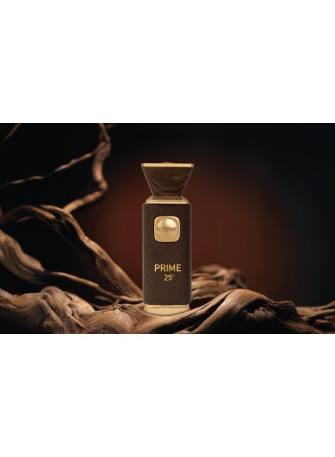 عطور لابونير عطر برايم 25N من الماس للعطور للجنسين 100 مل - أو دو بارفيوم بتركيز قوي وثبات ملكي يدوم طويلاً برائحة الجلود الفاخرة، الكراميل الذهبي، الزعفران، وخشب الصندل - Image 2