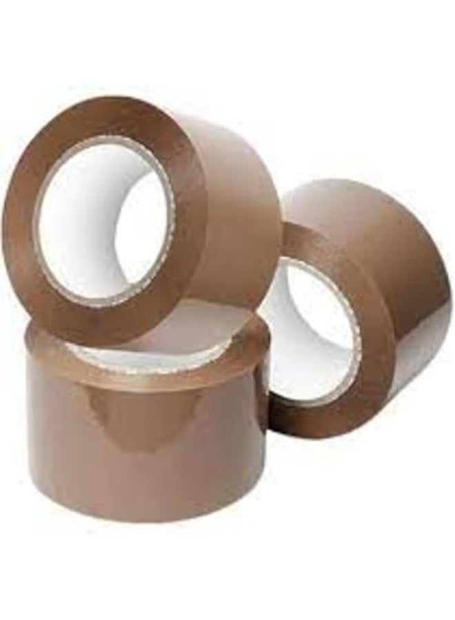 erorex Masking Tape Carton Packaging Tape Sealing Tape, Brown Color- 200 yard - Image 2