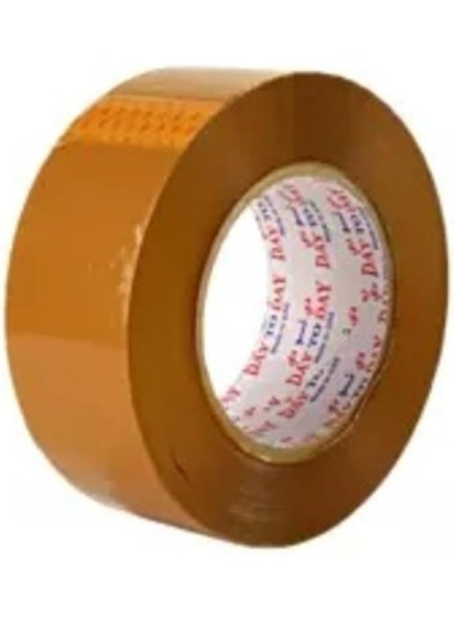 erorex Masking Tape Carton Packaging Tape Sealing Tape, Brown Color- 200 yard - Image 1