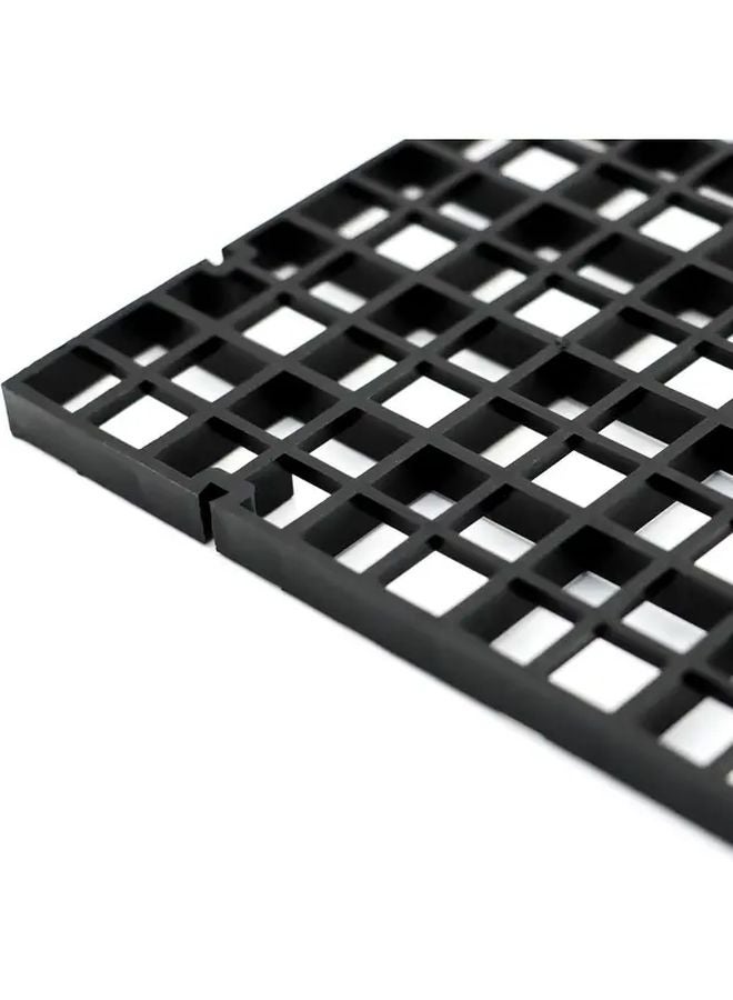 Black Plastic Grid 6pcs Modular Divider Board For Aquarium Tank Bottom Filter - Image 4