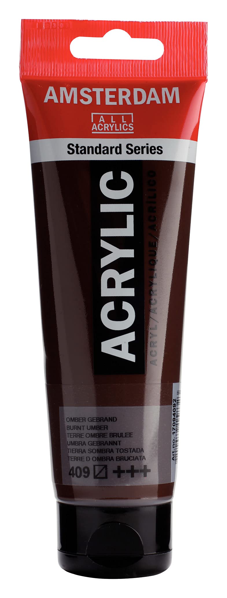 Amsterdam Standard Series Acrylic Tube 120ml Burnt Umber 409 (17094092) - Image 2