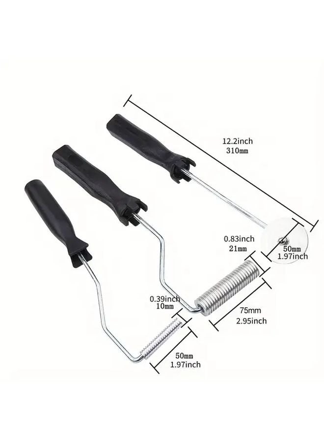 3pcs Aluminum Alloy ABS Fiberglass Paddle Roller Kit For Resin Composite Mold Repair - Image 4
