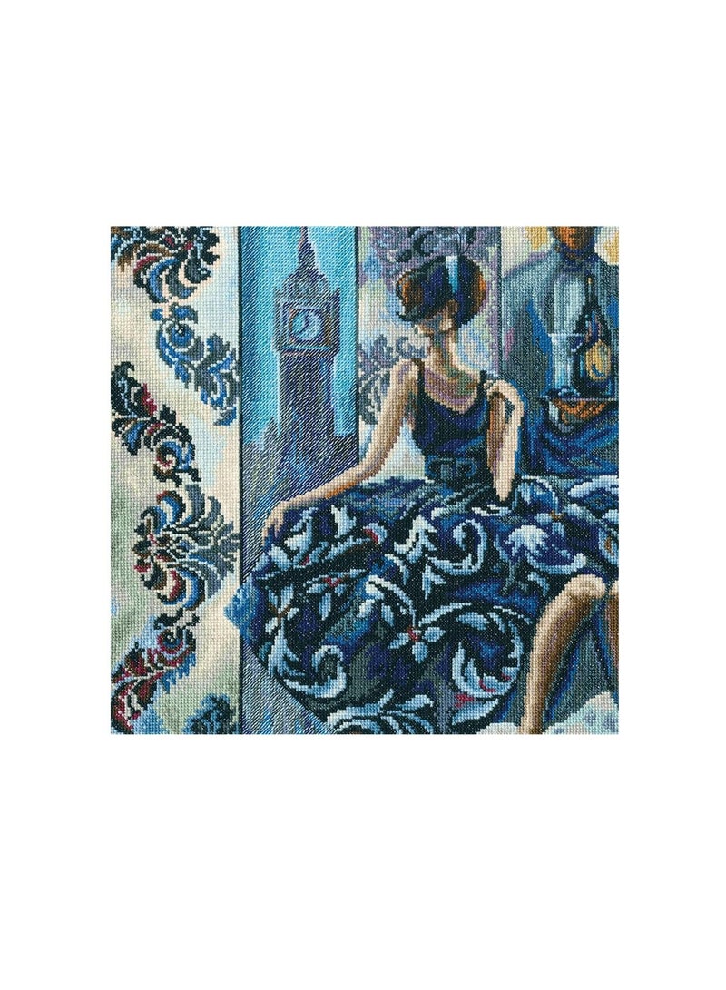 Cross Stitch Kit 11.8in x 11.8in Time For Reflection - Image 3