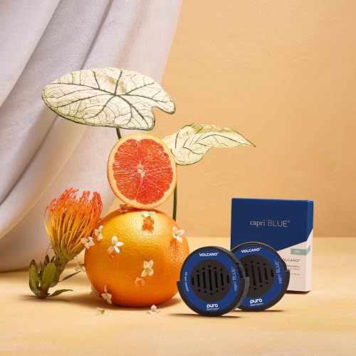 Capri Blue عبوات إعادة تعبئة معطر هواء السيارة كابري بلو بورا - تشمل 2 عبوة معطر هواء للسيارة فقط - معطرات عطرية فاخرة تدوم طويلاً - عبوة 2 (بركان) - Image 2