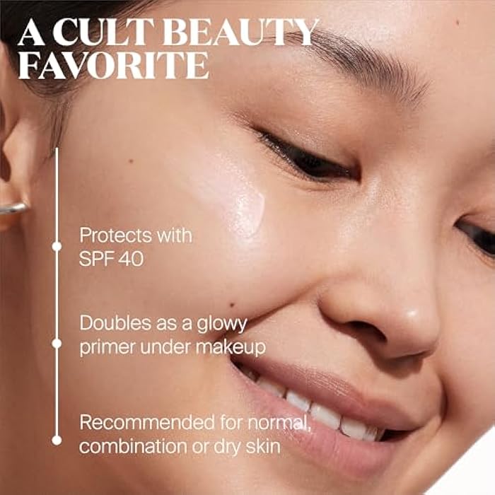 Supergoop! Glowscreen SPF 40, Dawn (Pink Pearl Glow) - 1.7 fl oz - Glowy Primer + Broad Spectrum Tinted Sunscreen - Helps Filter Blue Light - Hydration - Hyaluronic Acid & Vitamin B5 - Image 2