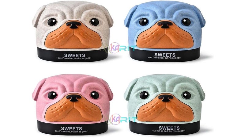 Aakarit Cartoon Bobby Dog Tissue Storage Box, Suction Paper, Funny and Creative Household Items, for Living Room Decoration and Kitchen | Multicolor | Pack of 1 - Image 1