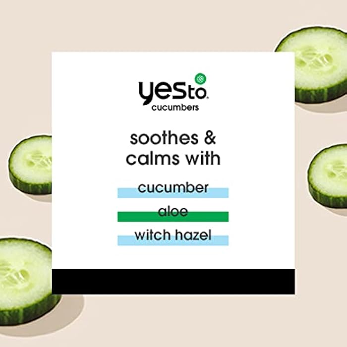 Yes To Cucumber Cooling Jelly Mask, Hydrating Bouncy Lightweight Gel Mask That Leaves Skin Feeling Cool, Soothed & Refreshed, With Cucumber Extract & Antioxidants Natural Vegan & Cruelty Free, 3 Fl Oz - Image 5