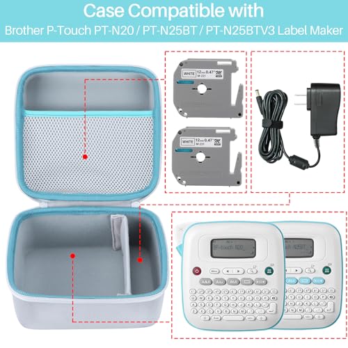 Peyyargo Case Compatible with Brother PT-N20 / PT-N25BT / PT-N25BTV3 Personal Desktop Label Maker Portable - Case Only - Image 3
