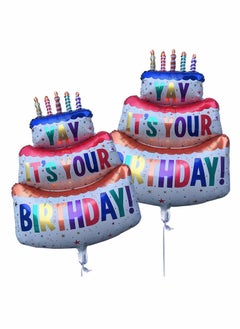 Happy Birthday Balloon, 8 PCS Large 36 Inch Foil Inflated Mylar Balloons Giant Self-inflating Happy Birthday Delivery Balloon Theme Party Supplies, Inflatable Balloons for Party Decoration