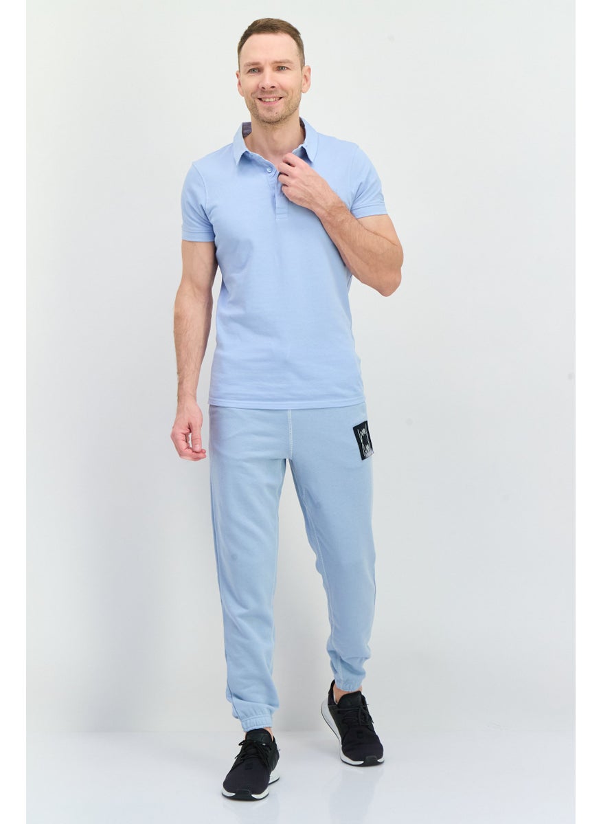 PUMA Men Sportswear Fit Outdoor Sweatpants, Light Blue  - Image 4