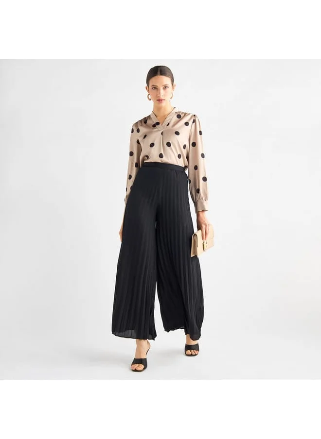 FAV Pleated Wide Leg Pants