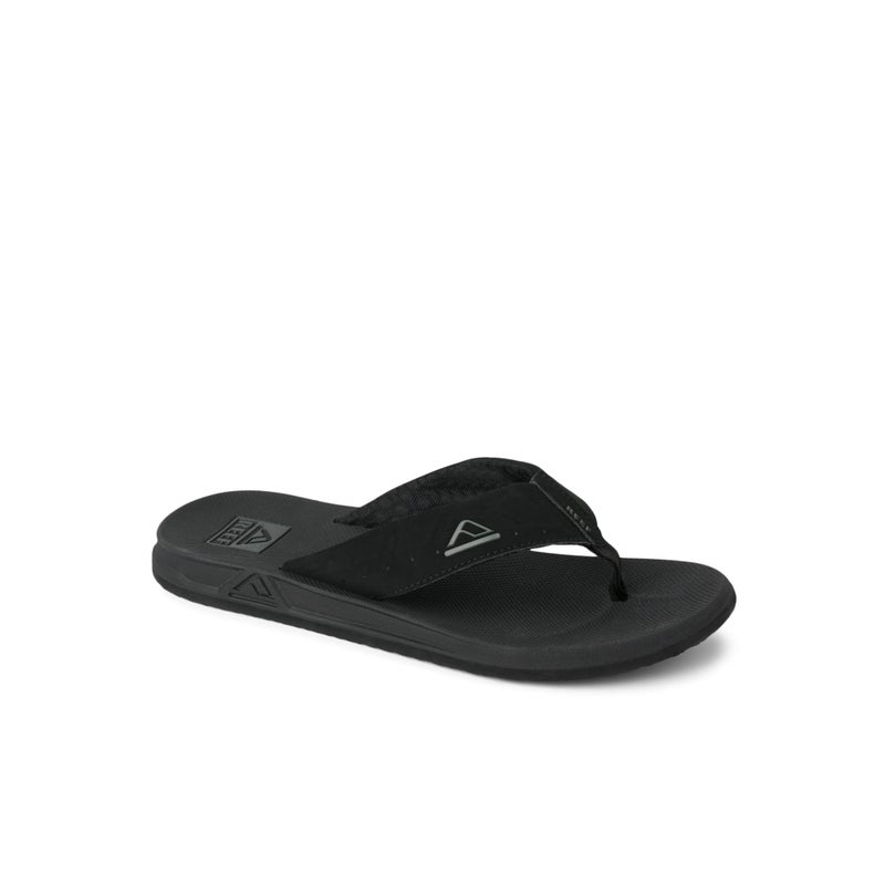 REEF Phantoms Men's Beach Flip Flop, Water Friendly, Soft and Supportive Molded Footbed, Black, 8 - Image 2