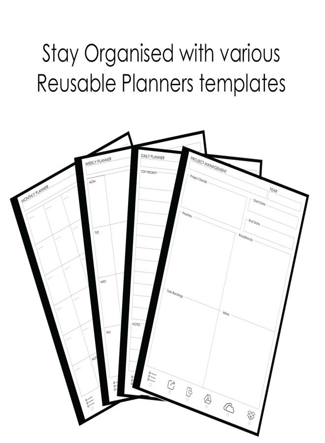 NARABOOK Smart Reusable Notebook (Spectrascape Edition), Tear-Resistant, Waterproof, Tree-Free with App Integration | A5 Size | 20 Pages/40Sides (Pumpkin Orange) - Image 3