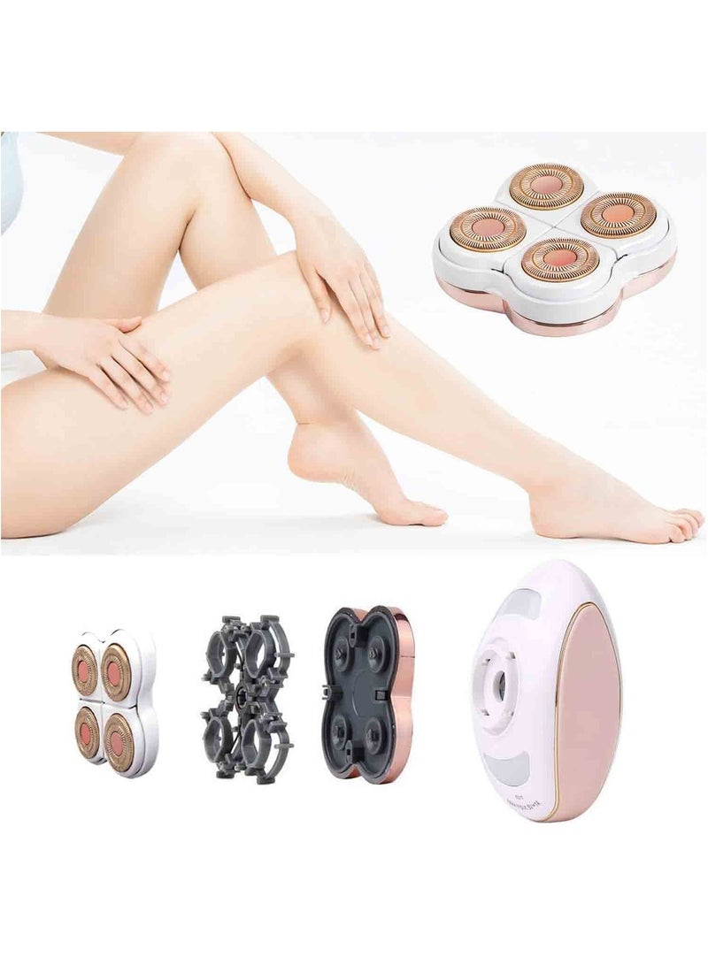 DubaiGallery Flawless Legs Women's Hair Remover, Electric USB Rechargable Painless Epilator Portable Multi-Functional Safe Body Hair Remover - Image 3