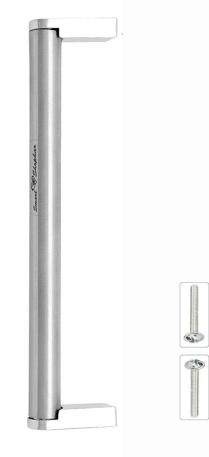 SMART SHOPHAR SMART SHOPHAR Stainless Steel Galaxy Cabinet Handle 4 Inches Silver Pack of 2 Light and Strong Furniture Pulls for All Types Wooden Furniture Doors Cabinets Cupboards Drawers 1 Year Warranty  - Image 4