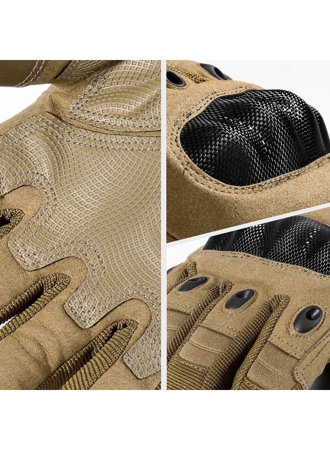 MVPTOO Tactical Gloves for Men Brown S - Image 3