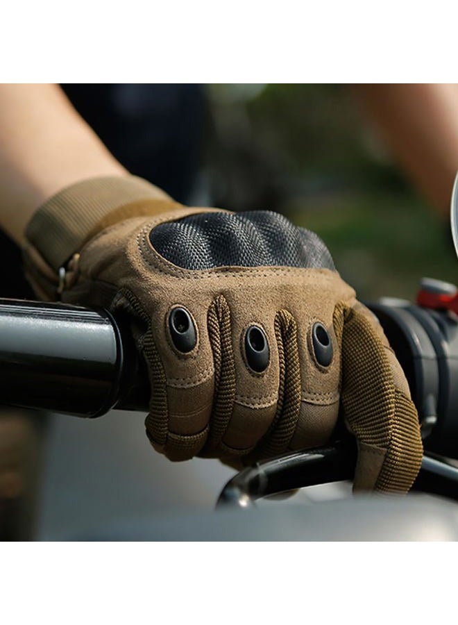 MVPTOO Tactical Gloves for Men Brown S - Image 5