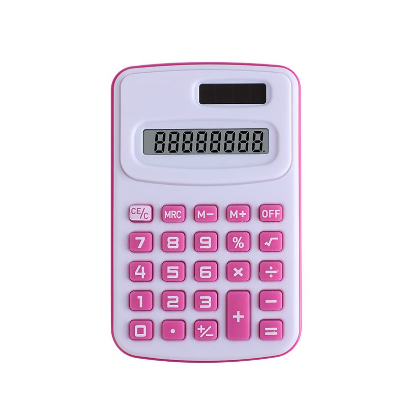 Mini Calculator Pocket 888 Elementary School Calculator Color Computer Advertising Promotional Gift - Image 1