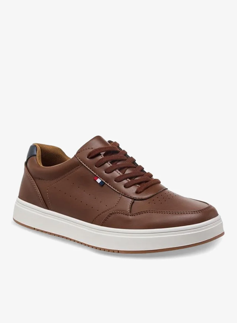 LBL by Shoexpress Men Panelled Lace-Up Sneakers