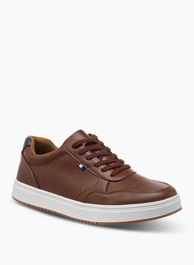 LBL by Shoexpress Men Panelled Lace-Up Sneakers