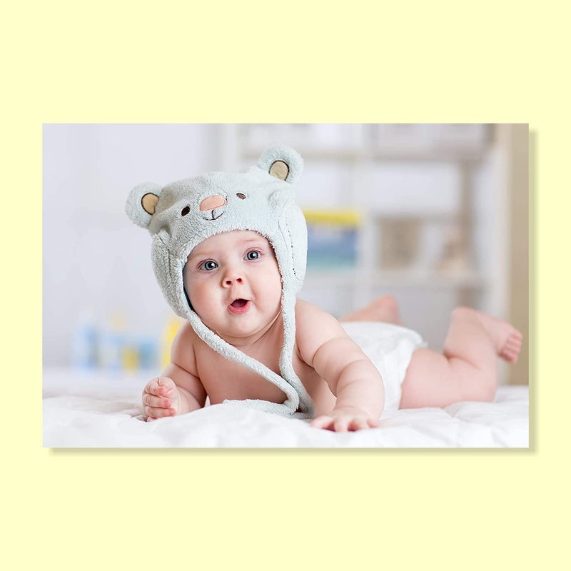 TECHBITE New Born Baby GirlBoy Poster for Wall Pregnant Women Cute Large Posters in Room Bedroom With Big Size Matt Finish Size 12 x 18 Inch Single Photo - Image 2
