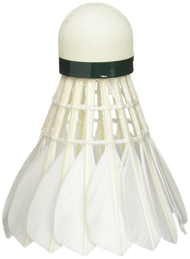 plutofit Badminton Shuttlecocks, White Feather, Pack of 10 - Image 3
