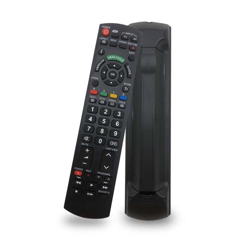 SIUMAL Universal Remote Control for Panasonic TV Remote Control Works for All Panasonic Plasma Viera HDTV 3D LCD LED TV/DVD Player/AV Receiver - No Program Needed - Image 1
