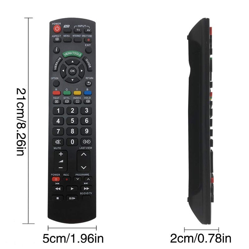 SIUMAL Universal Remote Control for Panasonic TV Remote Control Works for All Panasonic Plasma Viera HDTV 3D LCD LED TV/DVD Player/AV Receiver - No Program Needed - Image 5
