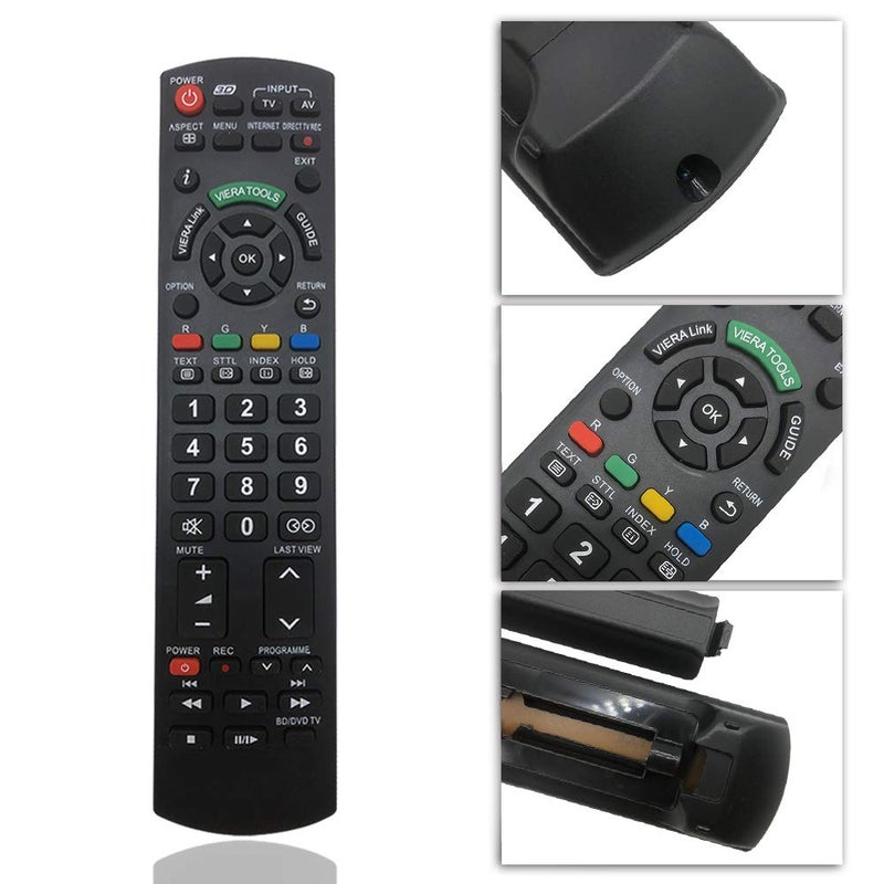 SIUMAL Universal Remote Control for Panasonic TV Remote Control Works for All Panasonic Plasma Viera HDTV 3D LCD LED TV/DVD Player/AV Receiver - No Program Needed - Image 3