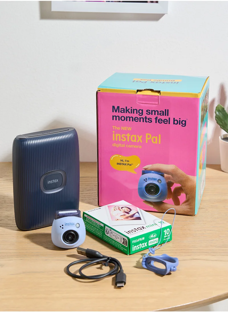فوجي فيلم Fujifilm Instax Pal Camer Bundle Box Blue