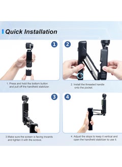 General OSMO Pocket 3 Handheld Stabilizer  Mini Z-Axis Anti-Shake Grip Grip Grip Case  DJI Osmo Pocket 3 Creator Combo Camera Accessories  Vlog, Live Shot Video  - Image 5