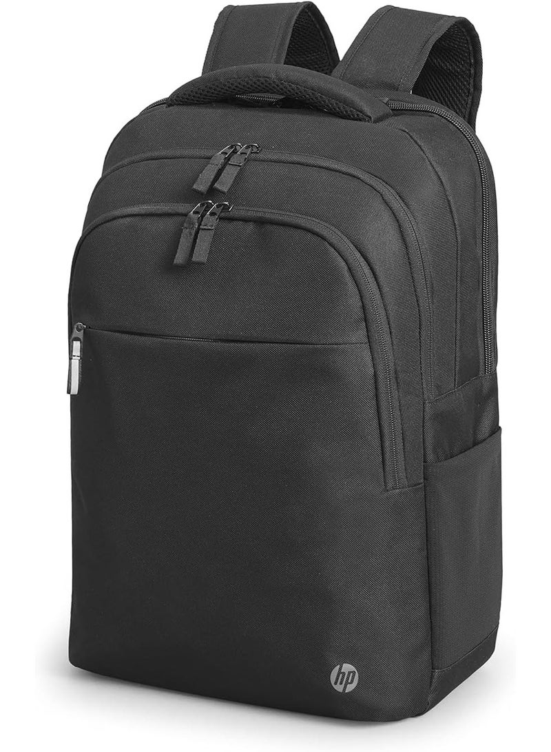 HP Renew Business 17.3-Inch Laptop Backpack 3E2U5UT – Water-Resistant Travel Backpack with Multi-Compartment Storage, Anti-Theft Design, Padded Shoulder Straps, Business & Office Backpack for Laptop, Notebook & Accessories, Black - Image 1