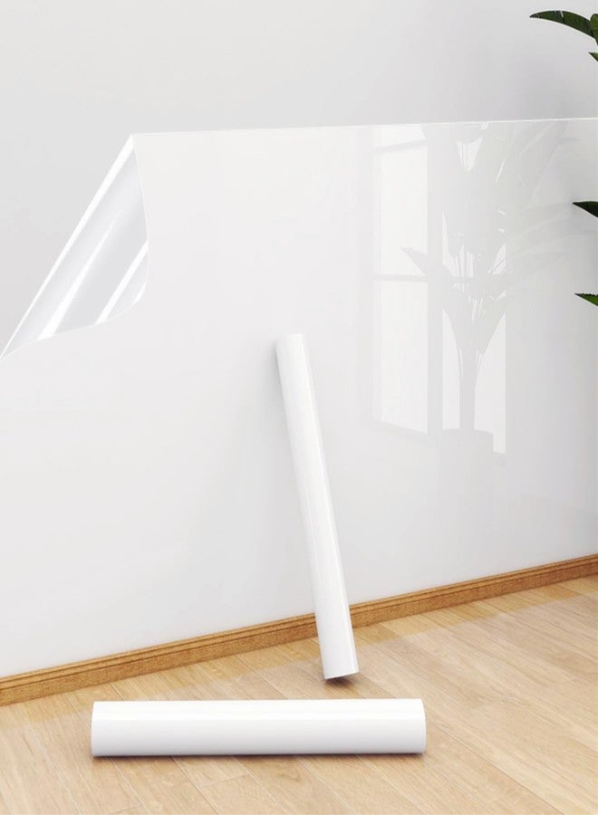 Assnit Wall Protector Clear Wall Protection Film Sticky Back Plastic Roll Adhesive Clear Cover Adhesive Sheets 30cmX300cm Vinyl Film Waterproof Oil-Proof for Furniture Book Cover Kitchen Stickers - Image 1