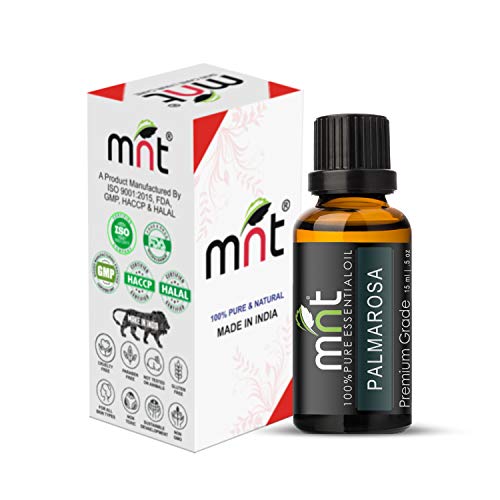 MNT Palmarosa Essential Oil 100% Pure Natural & Undiluted Therapeutic Grade for Aromatherapy, Skin moisture & Hydrates Dry skin (15ML) - Image 2