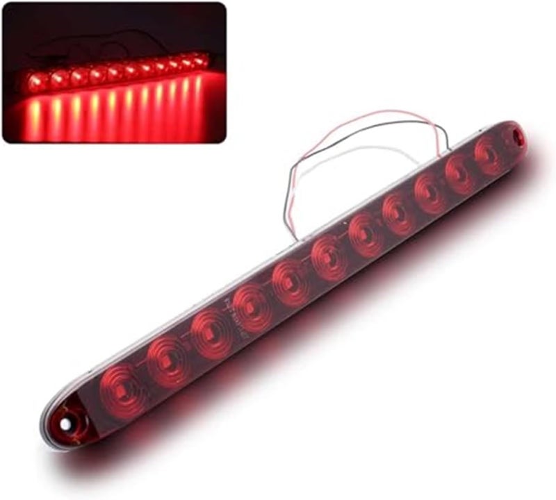 Wivplex 12V Universal Red LED High Mount Third Brake Light - Image 4