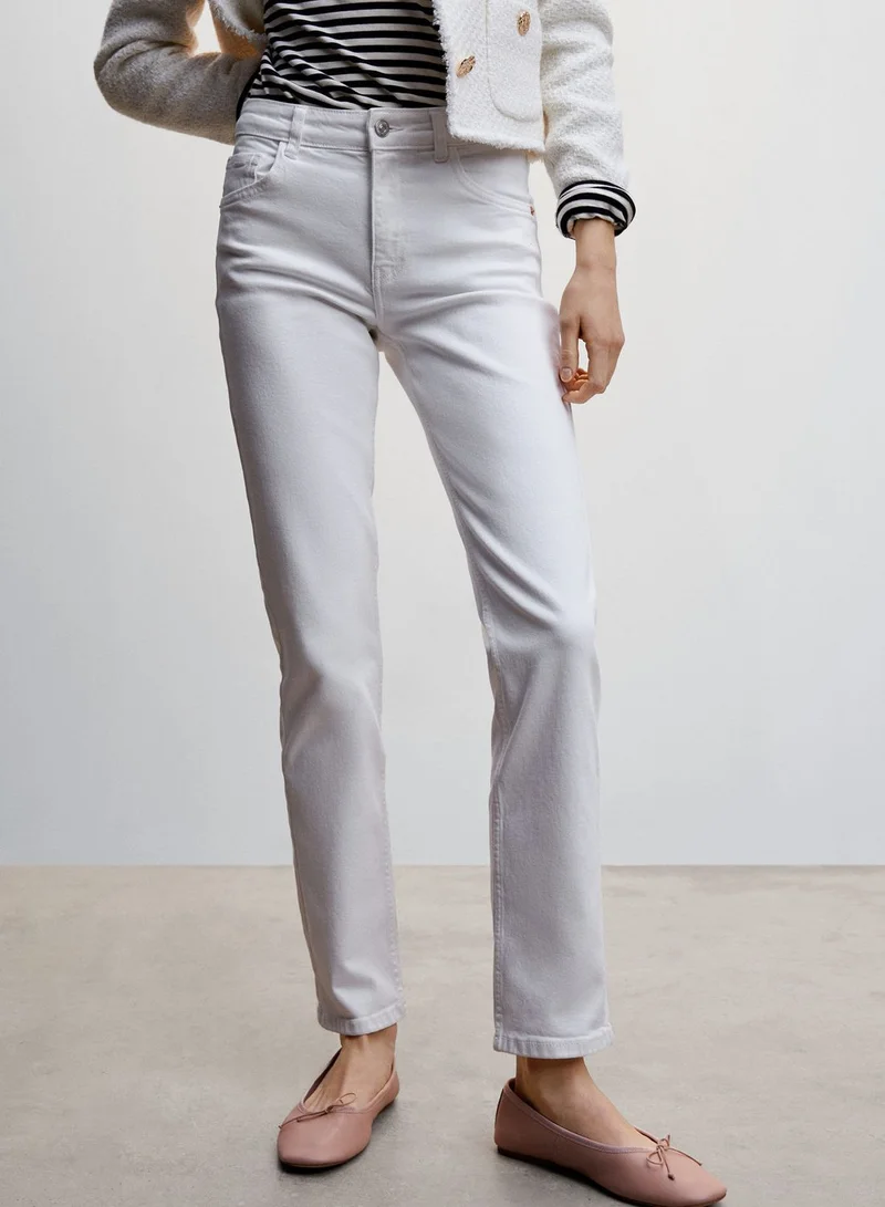 MANGO High Waist Jeans